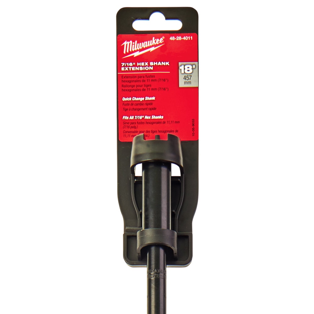 Удлинитель 450 мм шестигранных хвостовиков 7/16" Hex Milwaukee (4932479495), фото 2