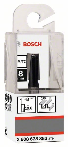 Фреза пазовая D10x19.6x51 / хв 8 мм BOSCH (2608628383), фото 2