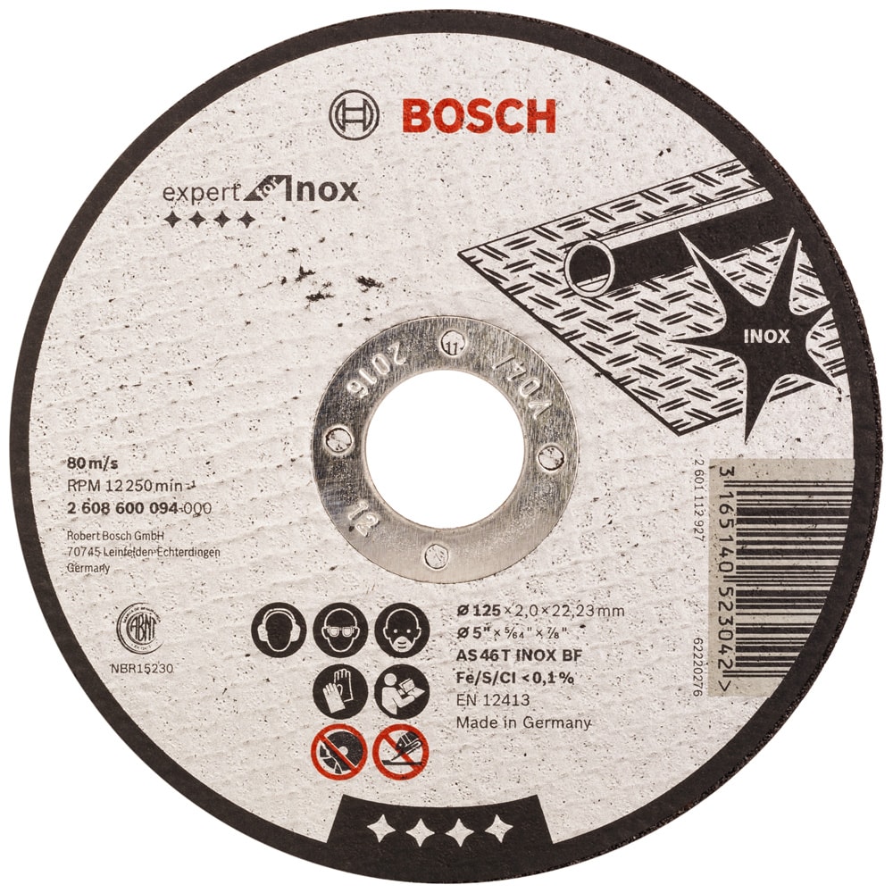 Круг отрезной 125х2,0х22,23 мм Expert for Inox, BOSCH