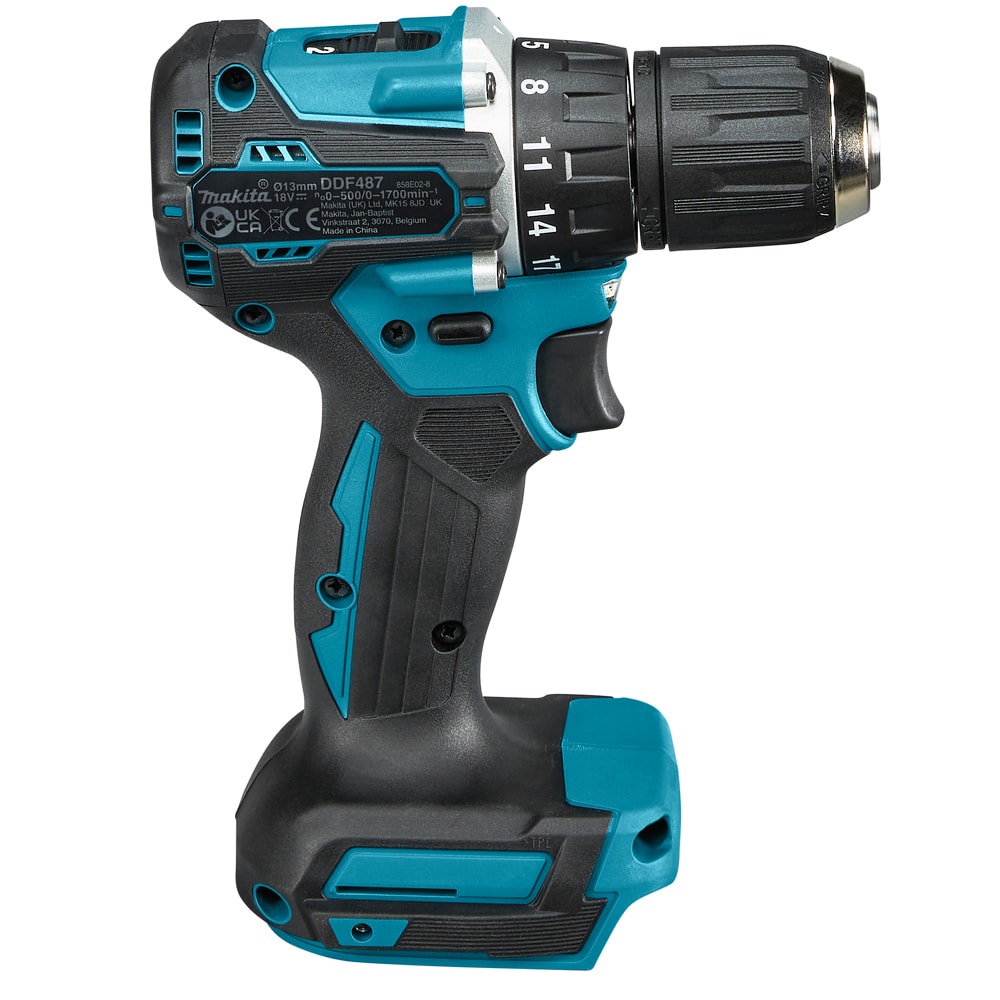 Дрель-шуруповерт аккумуляторная DDF487Z (DDF 487 Z) MAKITA, фото 6