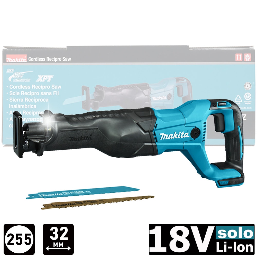 Пила сабельная аккумуляторная DJR186Z (DJR 186 Z) MAKITA