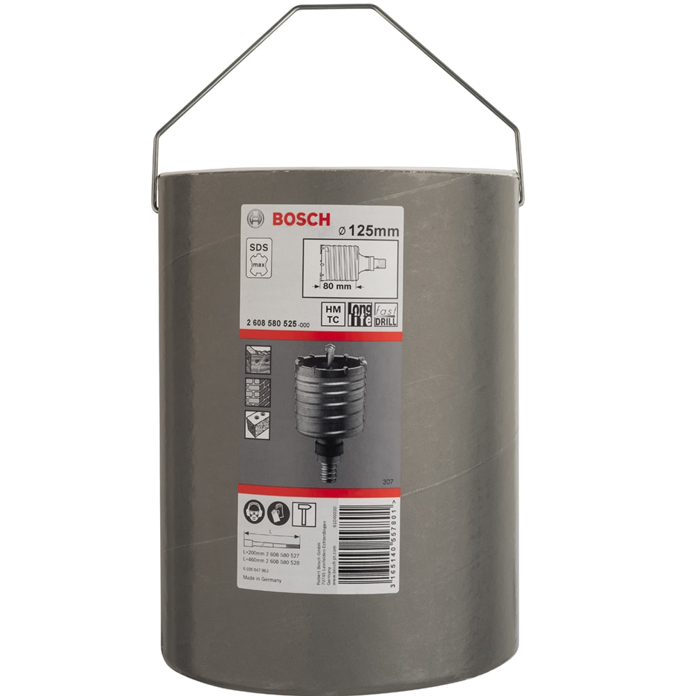 SDS-MAX-9 Core Cutter_Коронка по бетону 125 мм, BOSCH, фото 2