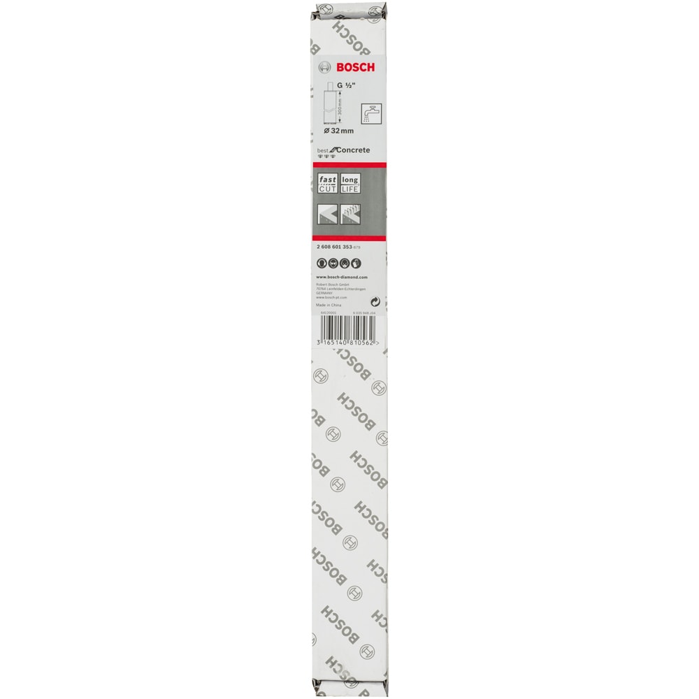 Алмазная коронка D32 мм G 1/2" Best for Concrete BOSCH (2608601353), фото 4