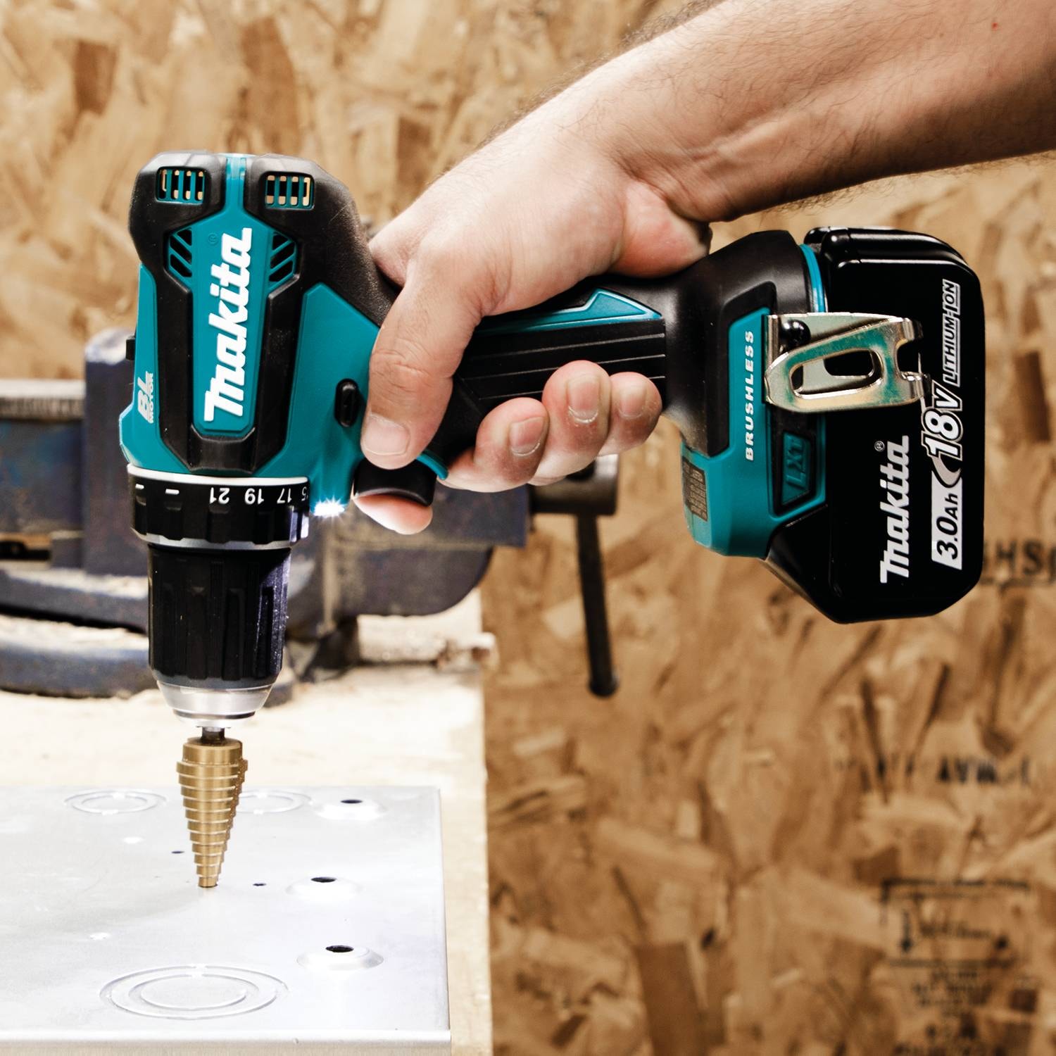 Дрель-шуруповерт аккумуляторная DDF485Z (DDF 485 Z) MAKITA, фото 10