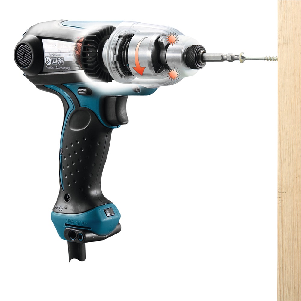 Шуруповерт электрический TD0101F (ударный / 100 Nm), MAKITA, фото 8