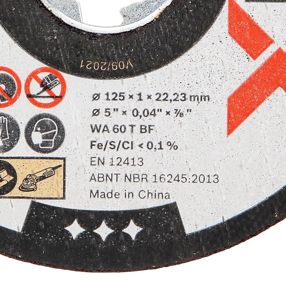 Круг отрезной X-Lock 125x1,0x22,23 мм Standard for Inox, BOSCH, фото 2