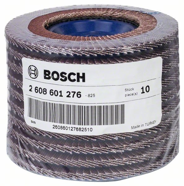 Лепестковый шлифкруг Standard for Metal 125x22,23 мм P80 (плоский) BOSCH (2608601276), фото 4