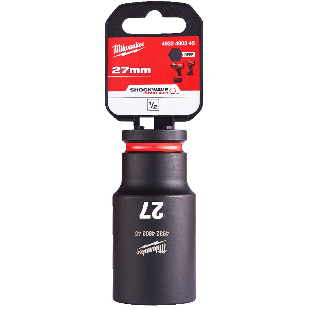 Ударная торцовая головка 27 мм (1/2") Shockwave Impact Duty Milwaukee (4932480345)