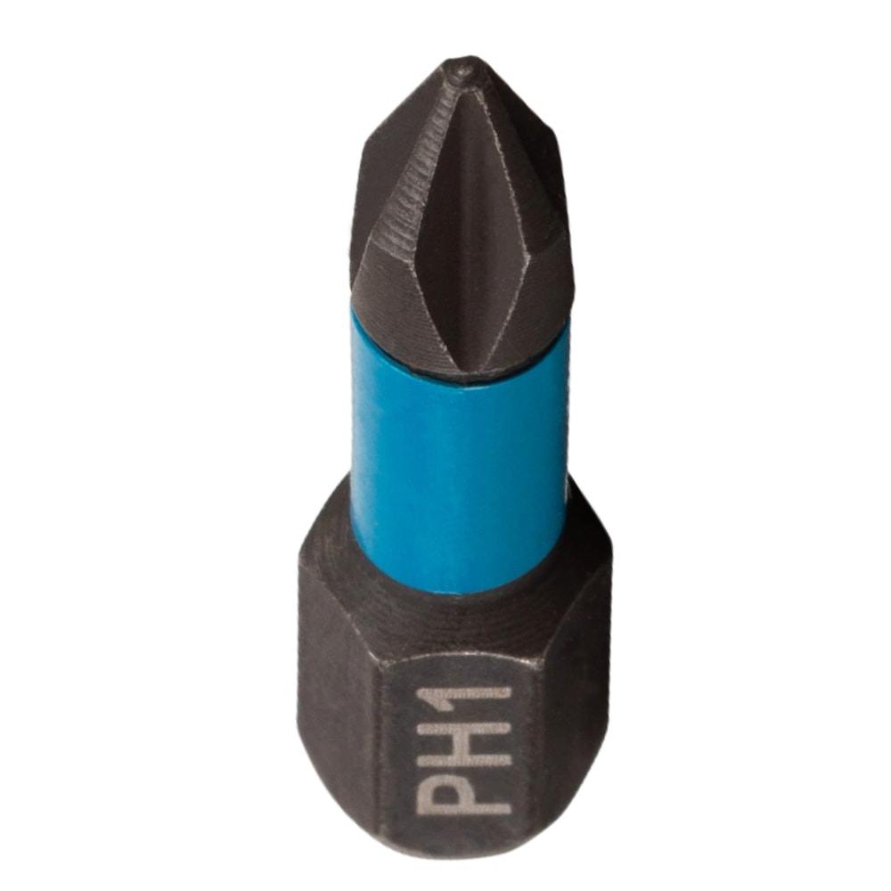 Бита ударная PH1 25 мм Impact Black (2 шт) MAKITA (B-63600), фото 3