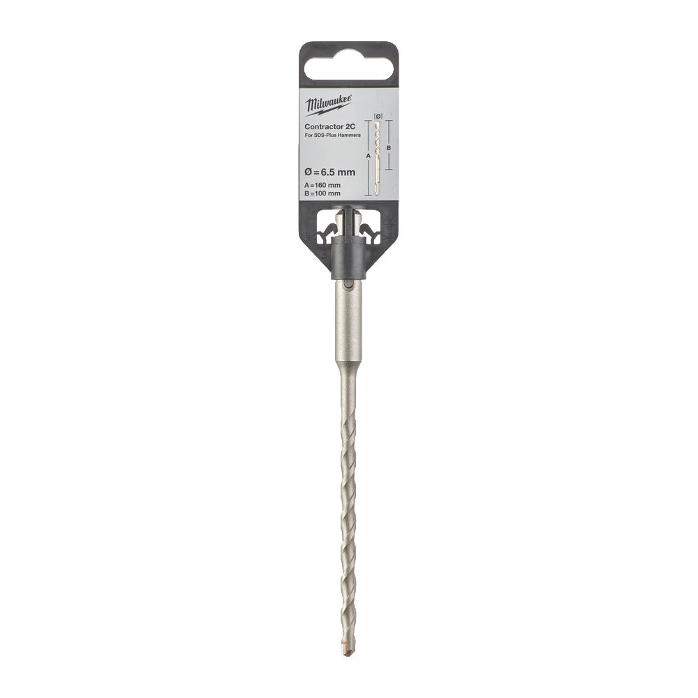 Бур по бетону SDS-Plus Contractor 2C 6.5х100х160 мм Milwaukee (4932471221)