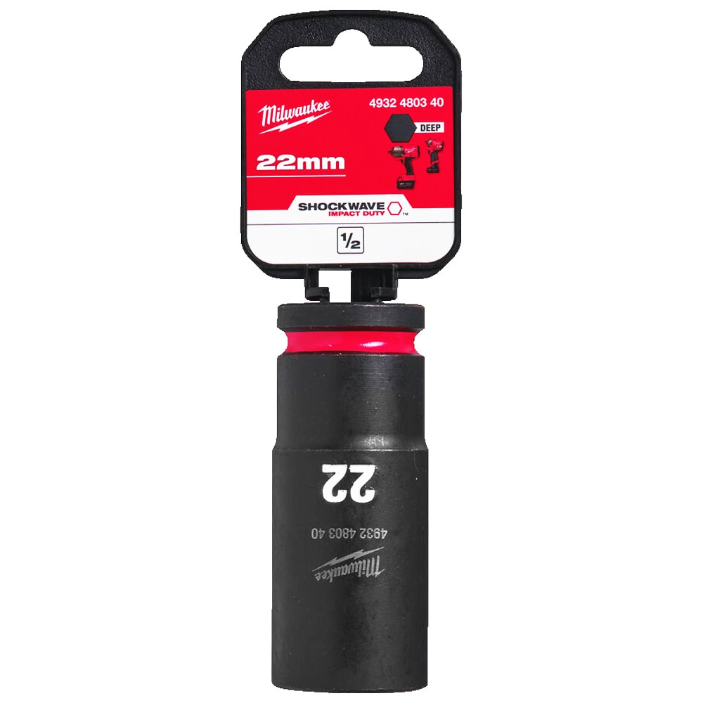 Ударная торцовая головка 22 мм (1/2") Shockwave Impact Duty Milwaukee (4932480340)