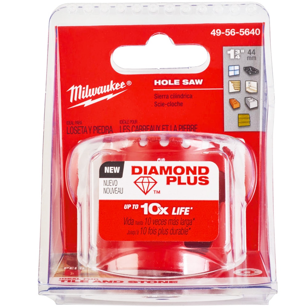 Алмазная коронка D44 мм Diamond Plus Milwaukee (49565640)