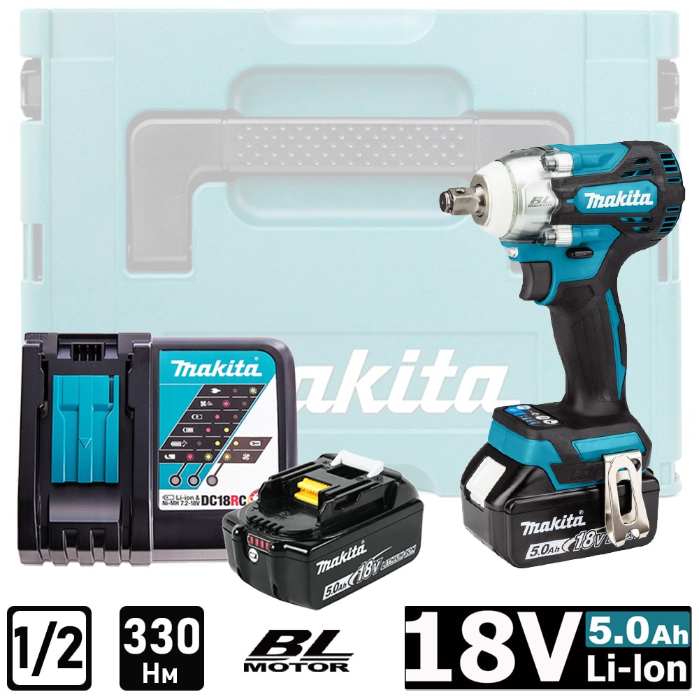Гайковерт аккумуляторный DTW300RTJ (DTW 300 RTJ) MAKITA