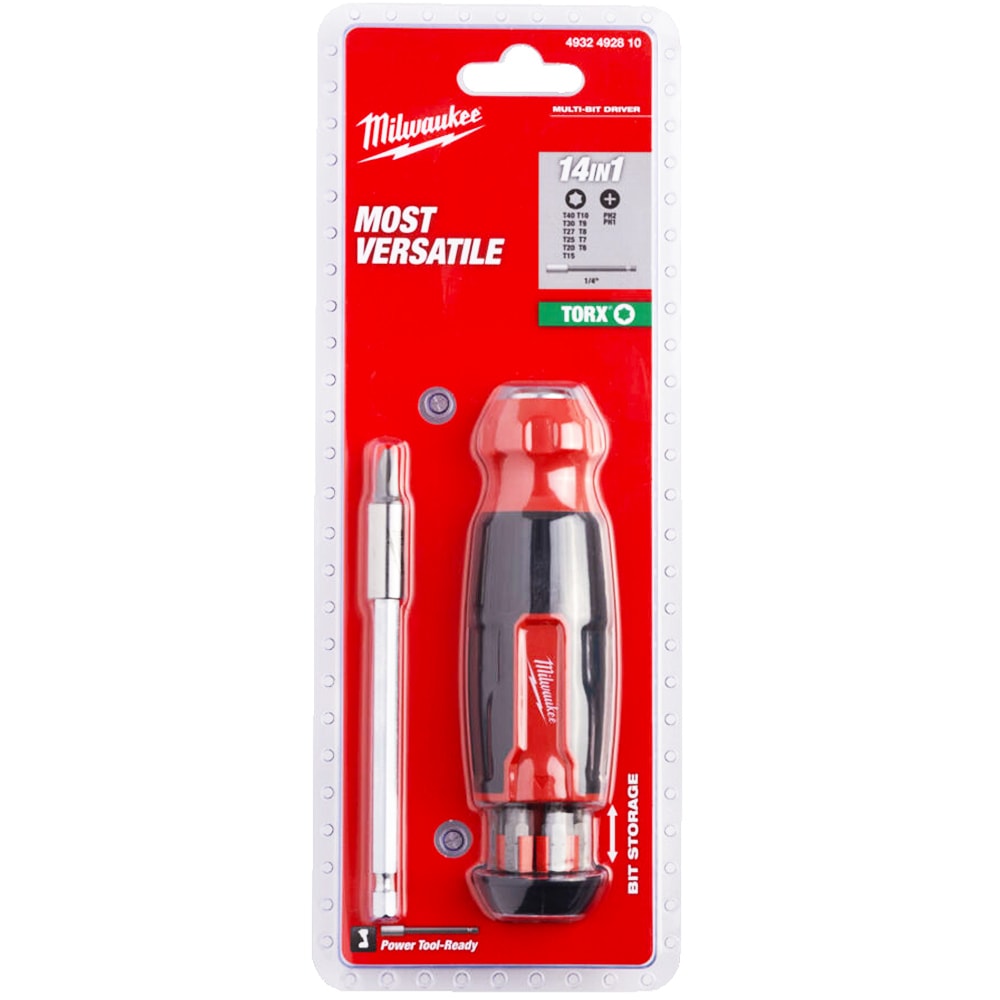 Отвертка универсальная "14 in 1" (Torx / 152 мм) Milwaukee (4932492810)