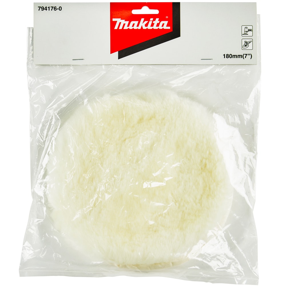 Насадка полировальная из овчины 180 мм (веревка) к 9227CB / 9237CB, MAKITA