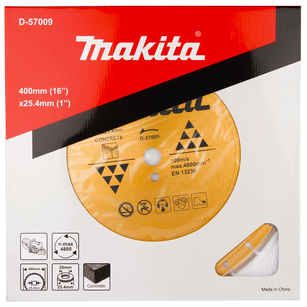 Алмазный круг по бетону 400х20/25,4 мм (Эконом) MAKITA (D-57009)