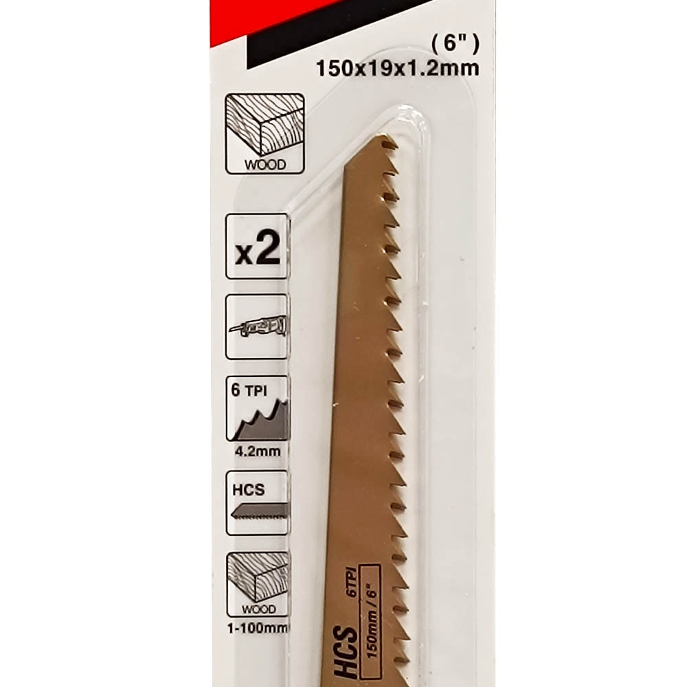 Пильное полотно для ножовки 150x1,2x6TPI "BASIC" по дереву (2 шт), MAKITA, фото 2