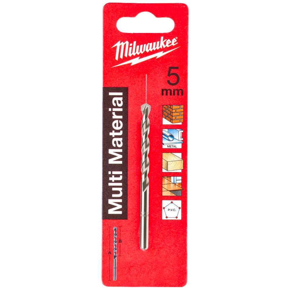 Сверло универсальное 5x85 мм Multimaterial Milwaukee (4932430149)
