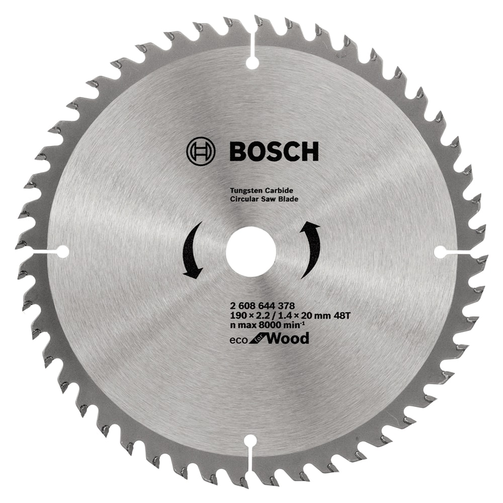 Диск пильный ECO 190х2,2х20/16 мм Z48 Wood, BOSCH, фото 2