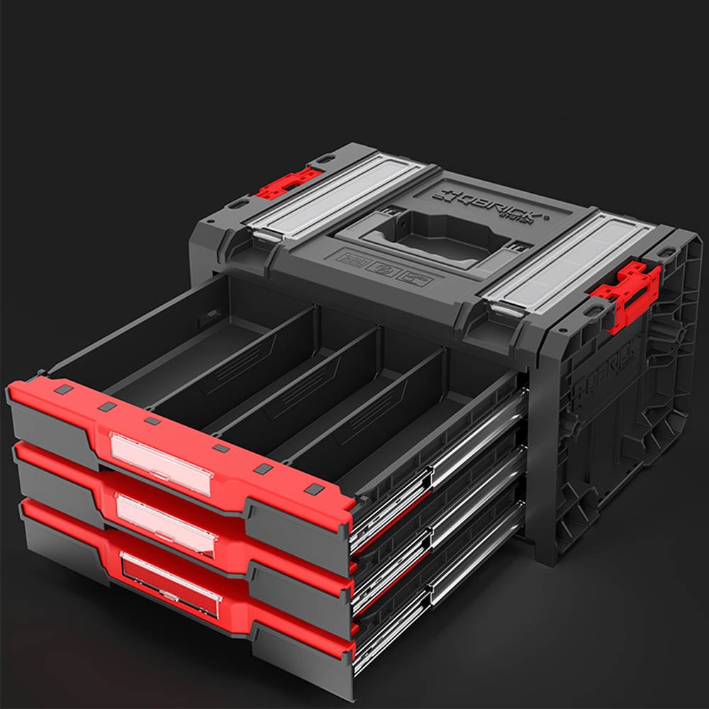 Ящик для инструментов Qbrick System PRO Drawer 3 Toolbox 2.0 Profi Basic (SKRQPRODP3B2CZAPG001), фото 5