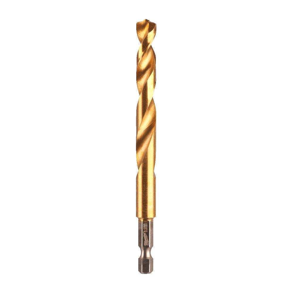 Сверло по металлу 9,5х118 мм Shokwave Red Hex HSS-G Tin Milwaukee (48894722), фото 2
