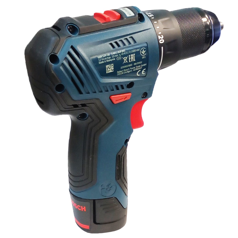 Дрель-шуруповерт аккумуляторная GSR 12V-30 Professional BOSCH (06019G9000), фото 8