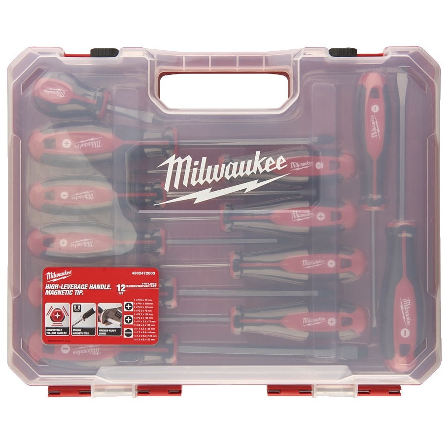 Набор магнитных отверток PH / PZ / SL (12 шт) Milwaukee (4932472003), фото 3