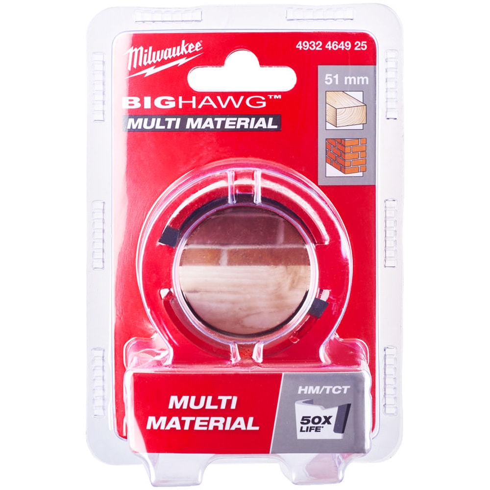 Коронка универсальная 51 мм BIGHAWG Milwaukee (4932464925)