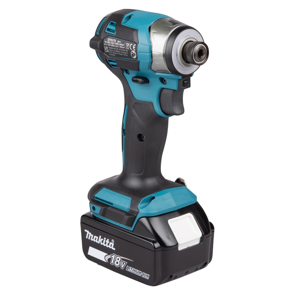Шуруповерт ударный аккумуляторный DTD173RT1J (DTD 173 RT1J) MAKITA, фото 10