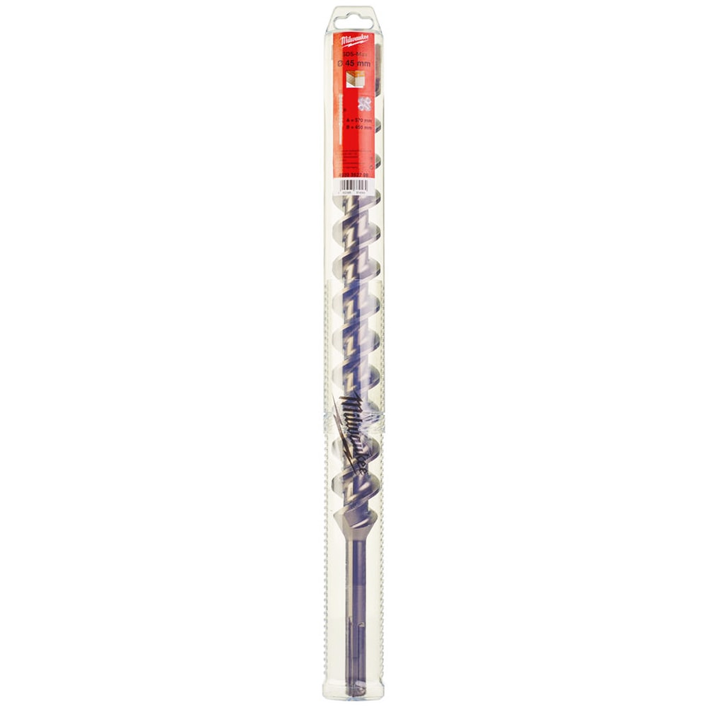 Бур по бетону SDS-Max 45x450x570 мм Milwaukee (4932352798)