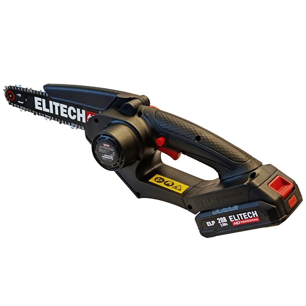 Пила цепная аккумуляторная CS 2008BLK ELITECH HD (E1611.016.00), фото 8