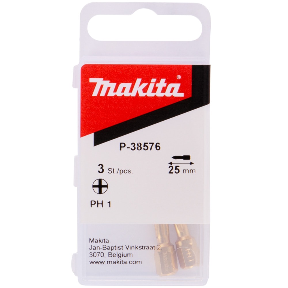 Бита алмазная PH1 25 мм C-form (3 шт), MAKITA, фото 4