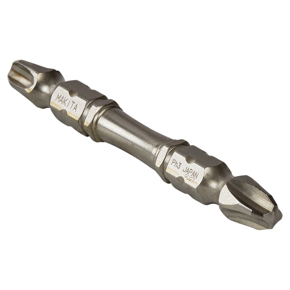 Бита двусторонняя Silver Torsion PH3 65 мм E-form (3 шт), MAKITA, фото 3