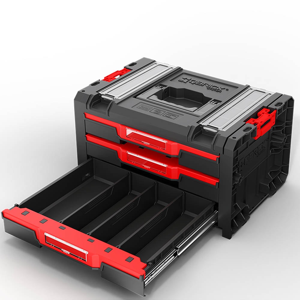 Ящик для инструментов Qbrick System PRO Drawer 3 Toolbox 2.0 Profi Basic (SKRQPRODP3B2CZAPG001), фото 4