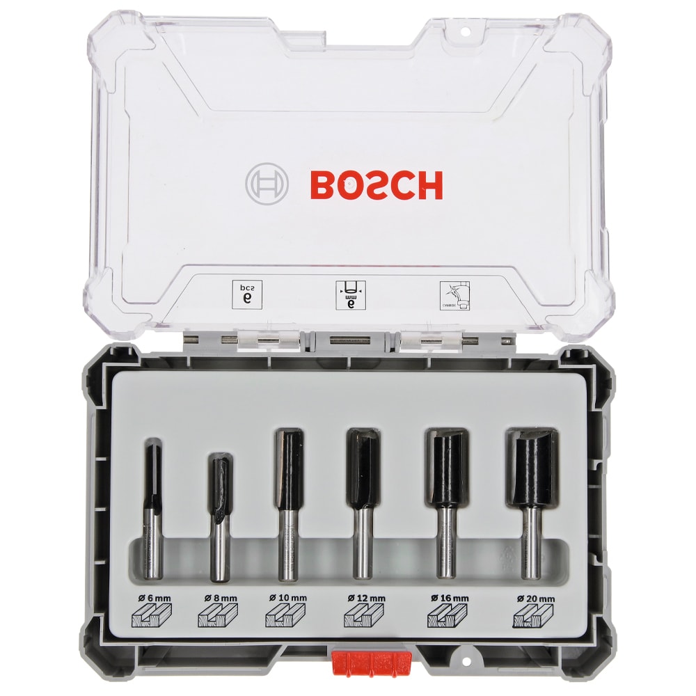 Набор_Фрезы по дереву пазовые (6 шт / хв 6 мм / Pro), BOSCH, фото 2