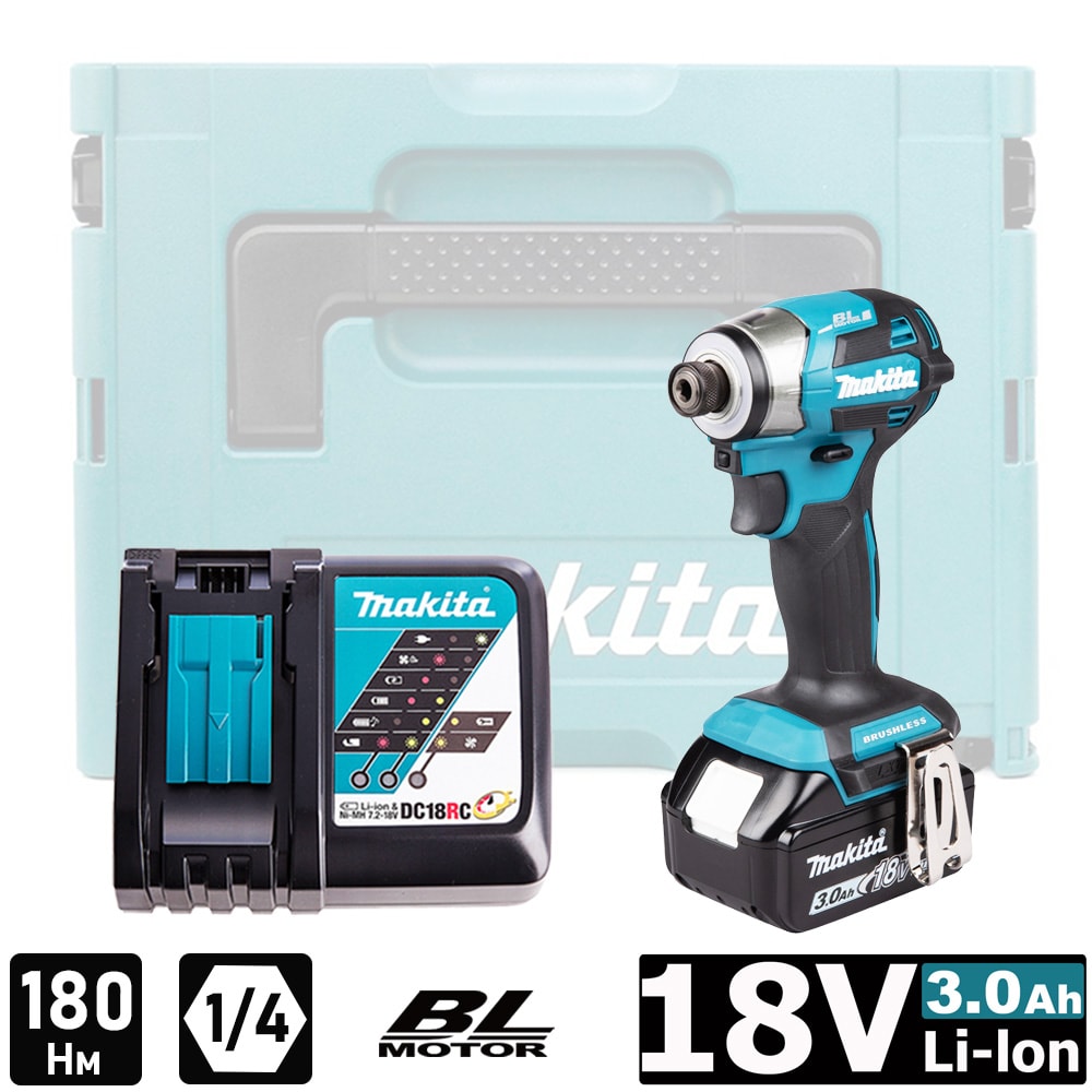 Шуруповерт ударный аккумуляторный DTD173RF1J (DTD 173 RF1J) MAKITA