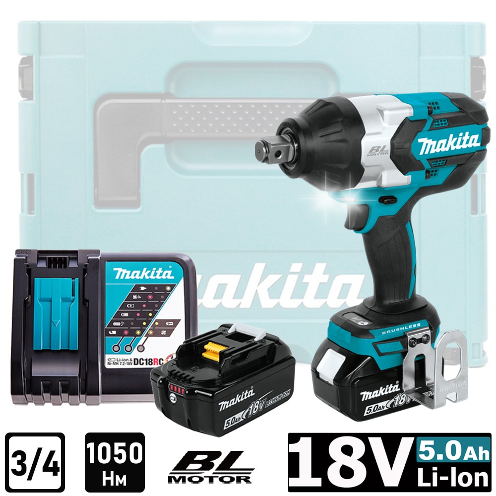 Гайковерт аккумуляторный DTW1001RTJ (DTW 1001 RTJ) MAKITA