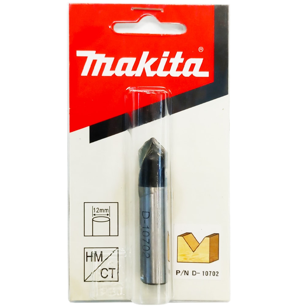 Фреза__V-образная 90° 12.7x12.7x38 / хв 12 мм, MAKITA