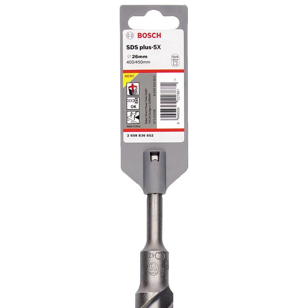 Бур по бетону SDS-Plus-5X 26x400x450 мм BOSCH (2608836652), фото 2