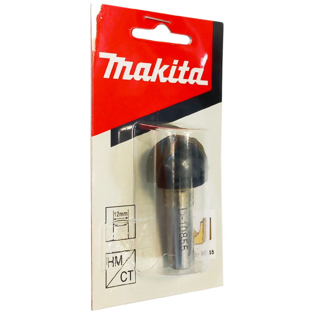 Фреза галтельная R12.7 25.4x19.05x38 / хв 12 мм MAKITA (D-10855), фото 2