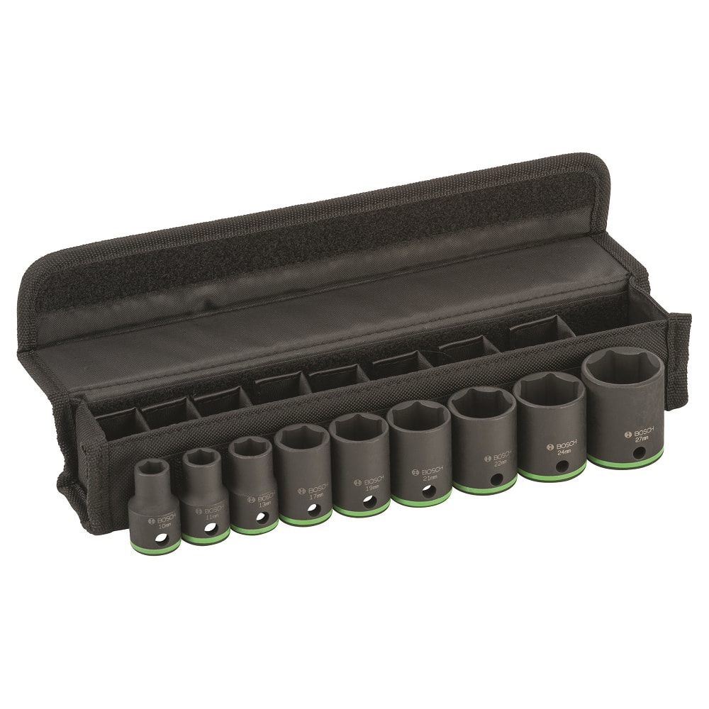Набор торцовых ударных головок 10-27 мм (1/2") Impact Control BOSCH (2608551100)