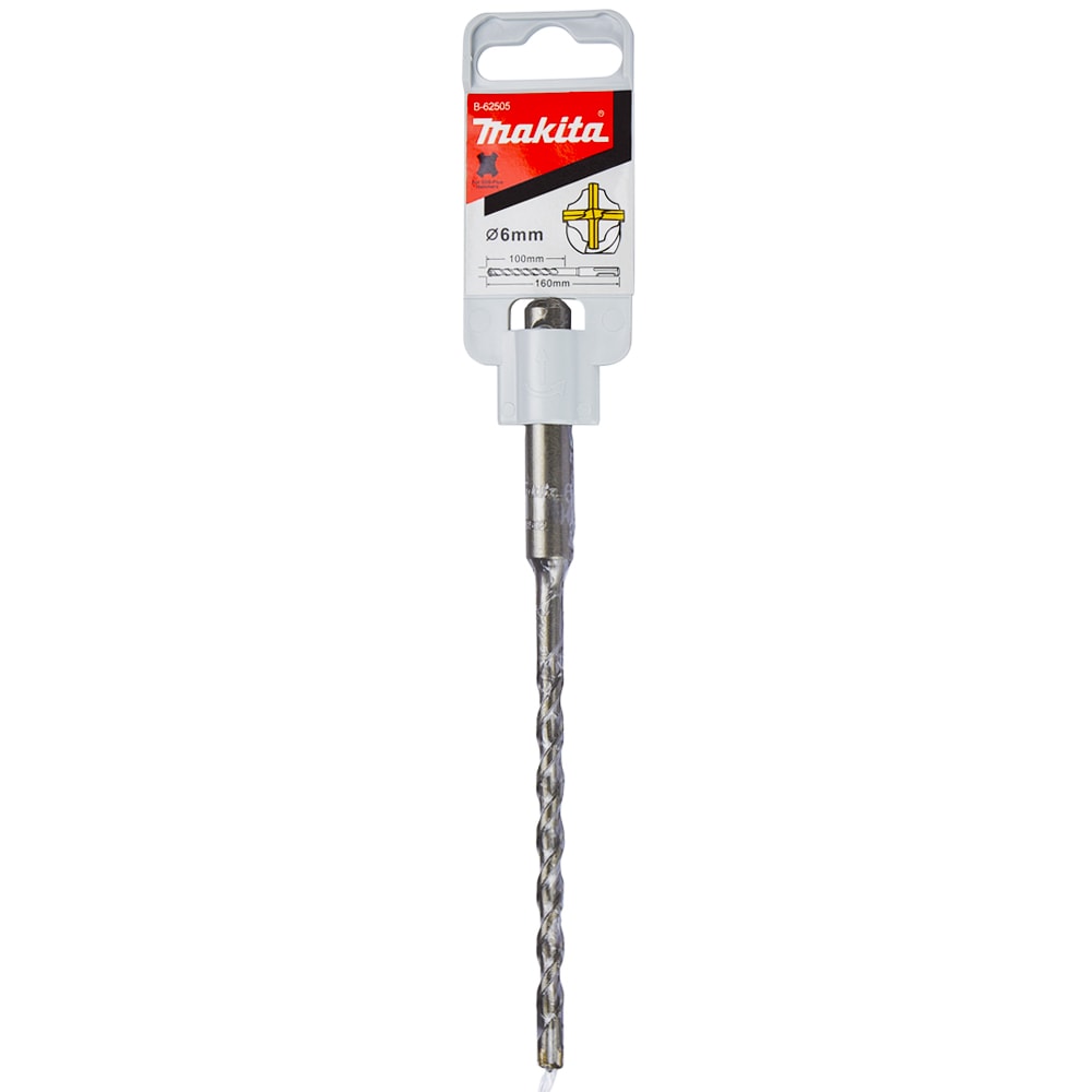 Бур по бетону SDS-Plus 4Cutter 6х100х160 мм MAKITA (B-62505)