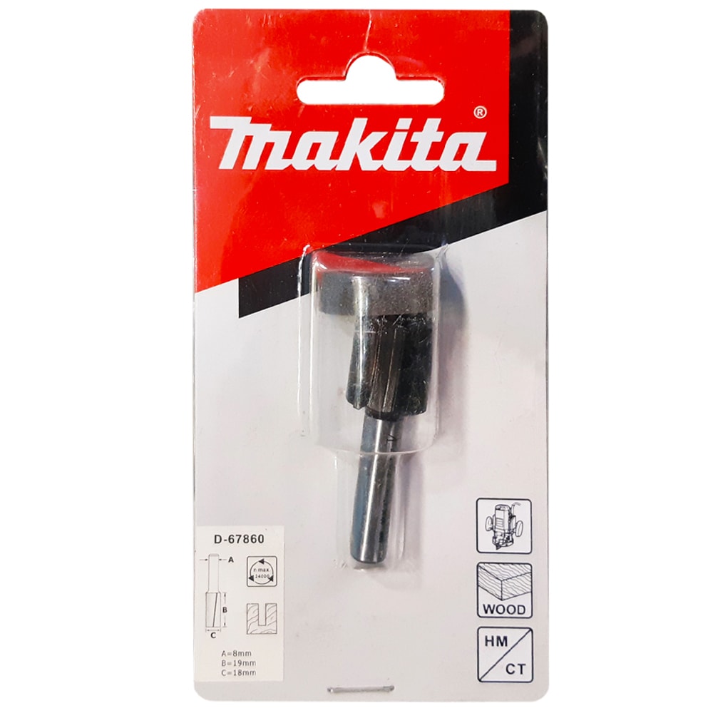 Фреза__Пазовая 18x19х49 / хв 8 мм, MAKITA