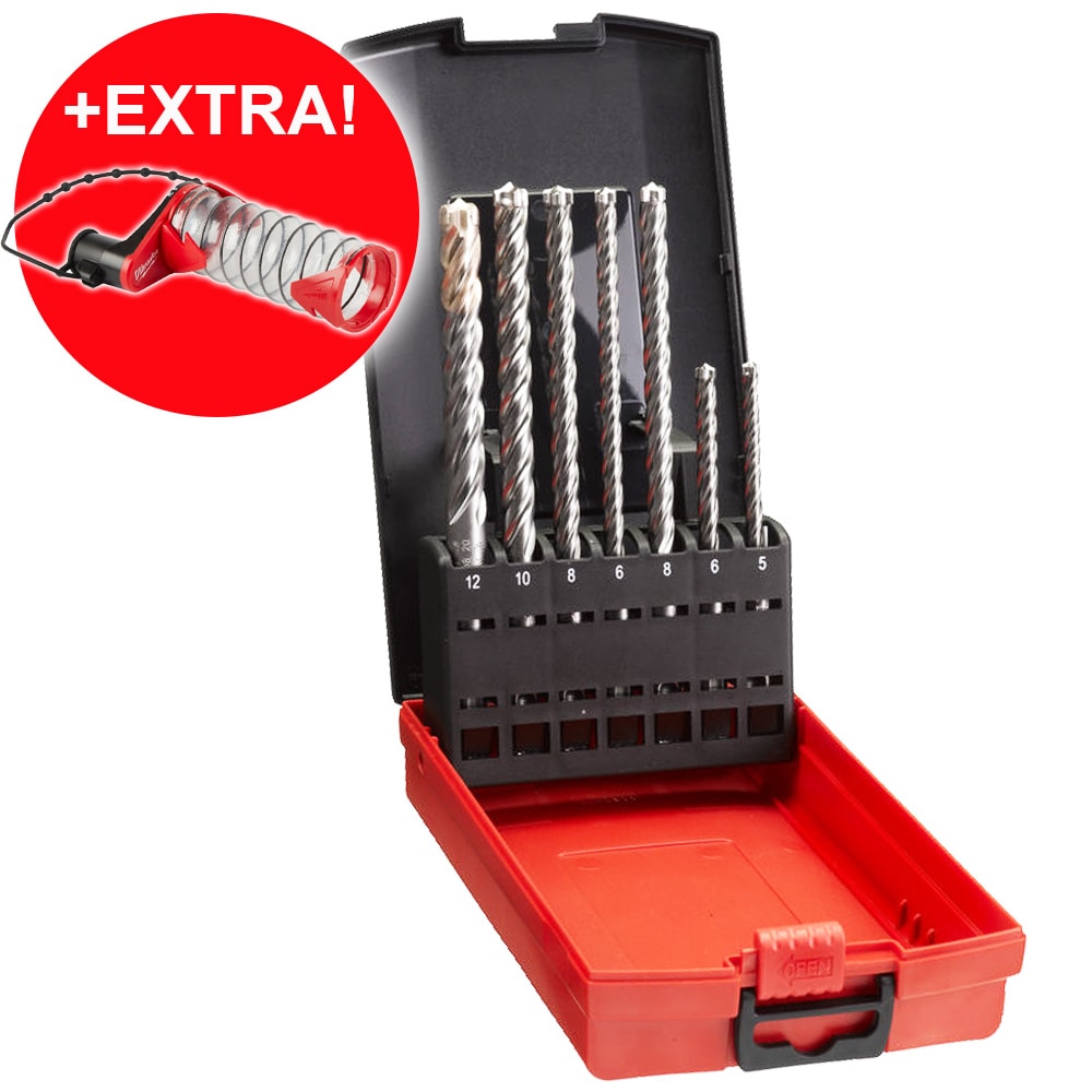 Набор буров по бетону SDS-Plus RX4 Set 5-12 мм (7 шт) Milwaukee (4932478626 Акция)