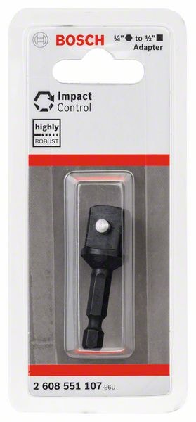 Адаптер ударный с 1/4" на 1/2" (50 мм) BOSCH (2608551107)