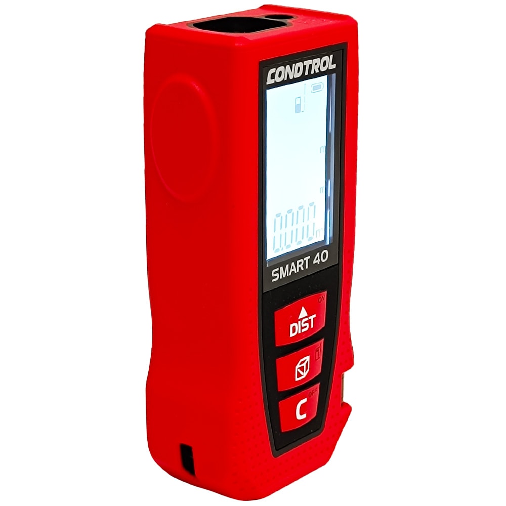 Дальномер лазерный SMART 40 (Красный / 40 м / ± 1,5 мм / 2хAAA / Чехол), CONDTROL, фото 7
