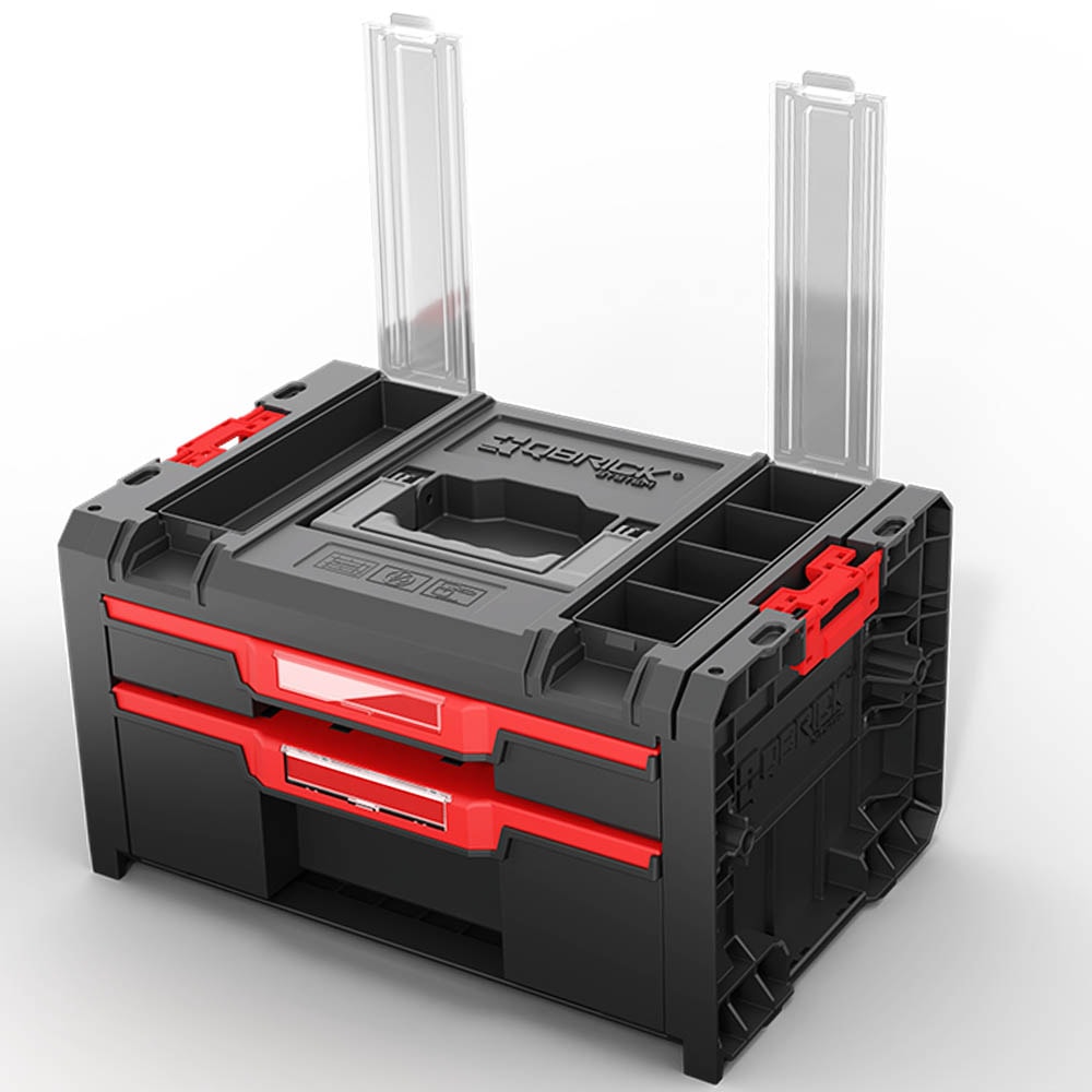 Ящик для инструментов Qbrick System PRO Drawer 2 Toolbox 2.0 Profi Basic (SKRQPRODP2B2CZAPG001), фото 2