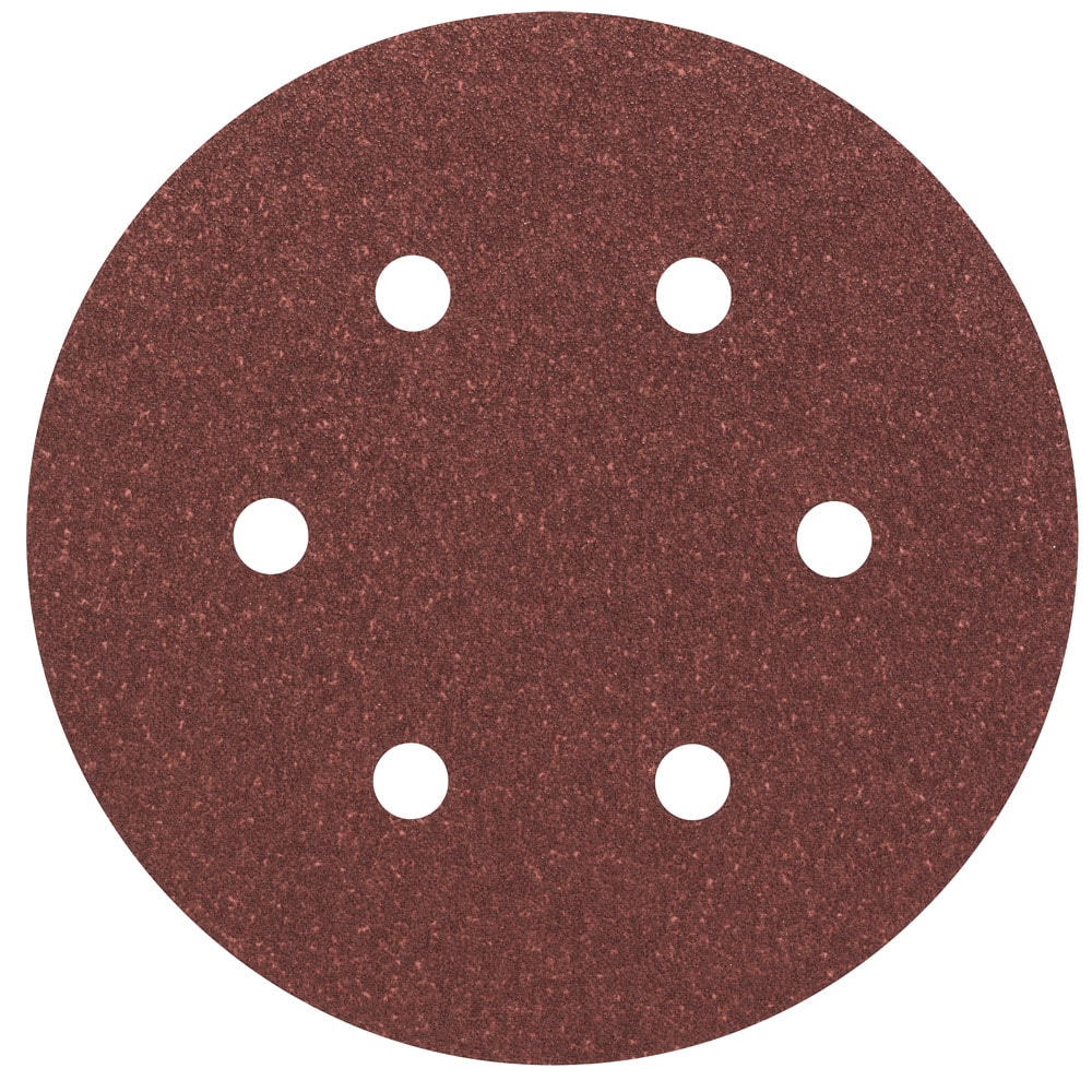 Шлифлист Expert for Wood and Paint__150 мм К80 / 6 отв (5 шт), BOSCH, фото 2