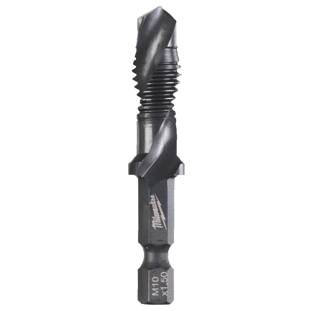 Метчик-сверло по металлу M10x58 мм HSS-G HEX Milwaukee (4932498266), фото 2