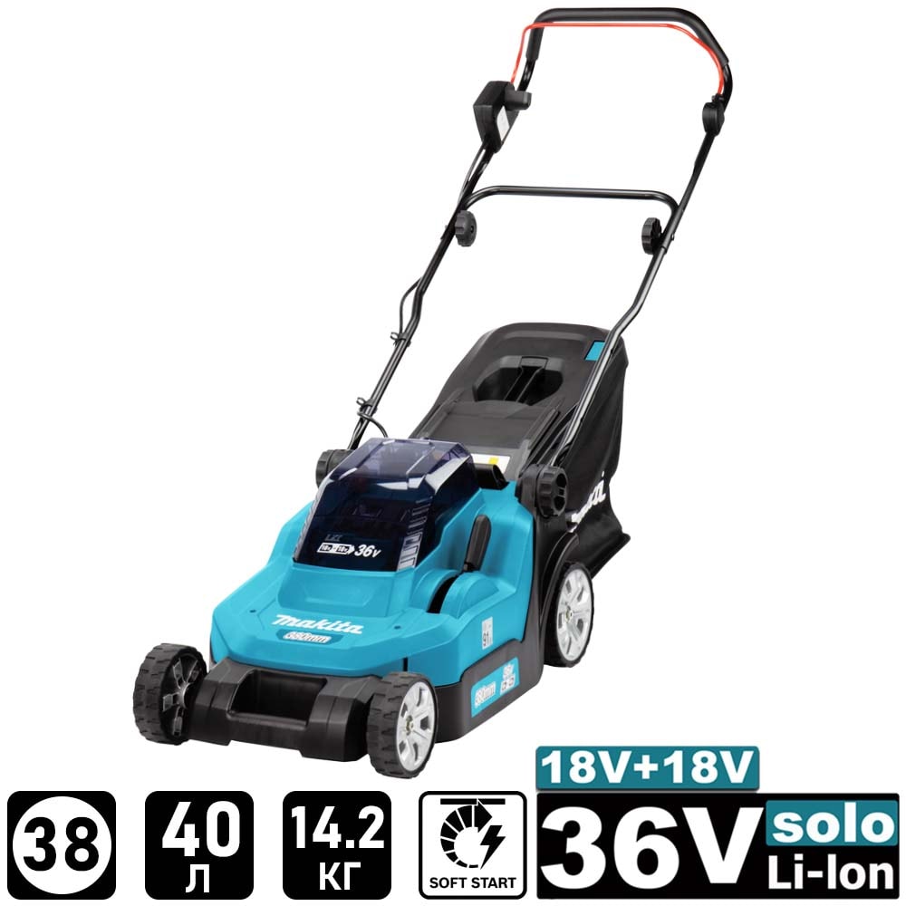 Газонокосилка аккумуляторная DLM382Z (DLM 382 Z) MAKITA